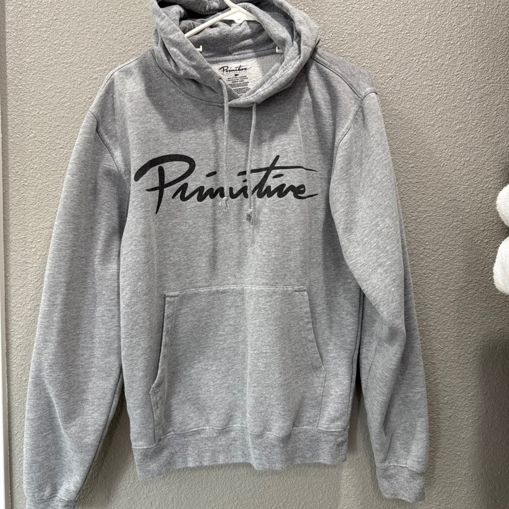 Primitive Gray Sweatshirt Hoodie Casual Streetwear